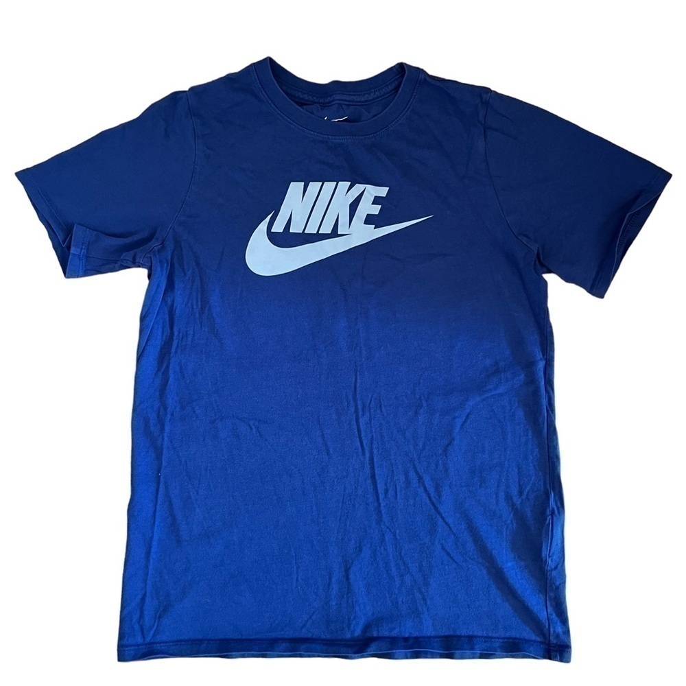 𝅺NIKE Kids Blue Short Sleeve T Shirt- Size L 12-13 years